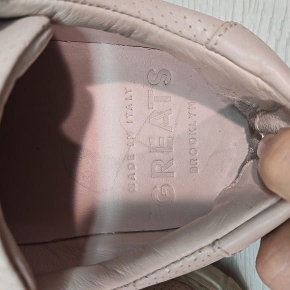 GREATS Brooklyn Women Leather Sneakers shoes sz 8.5 - Picture 8 of 15